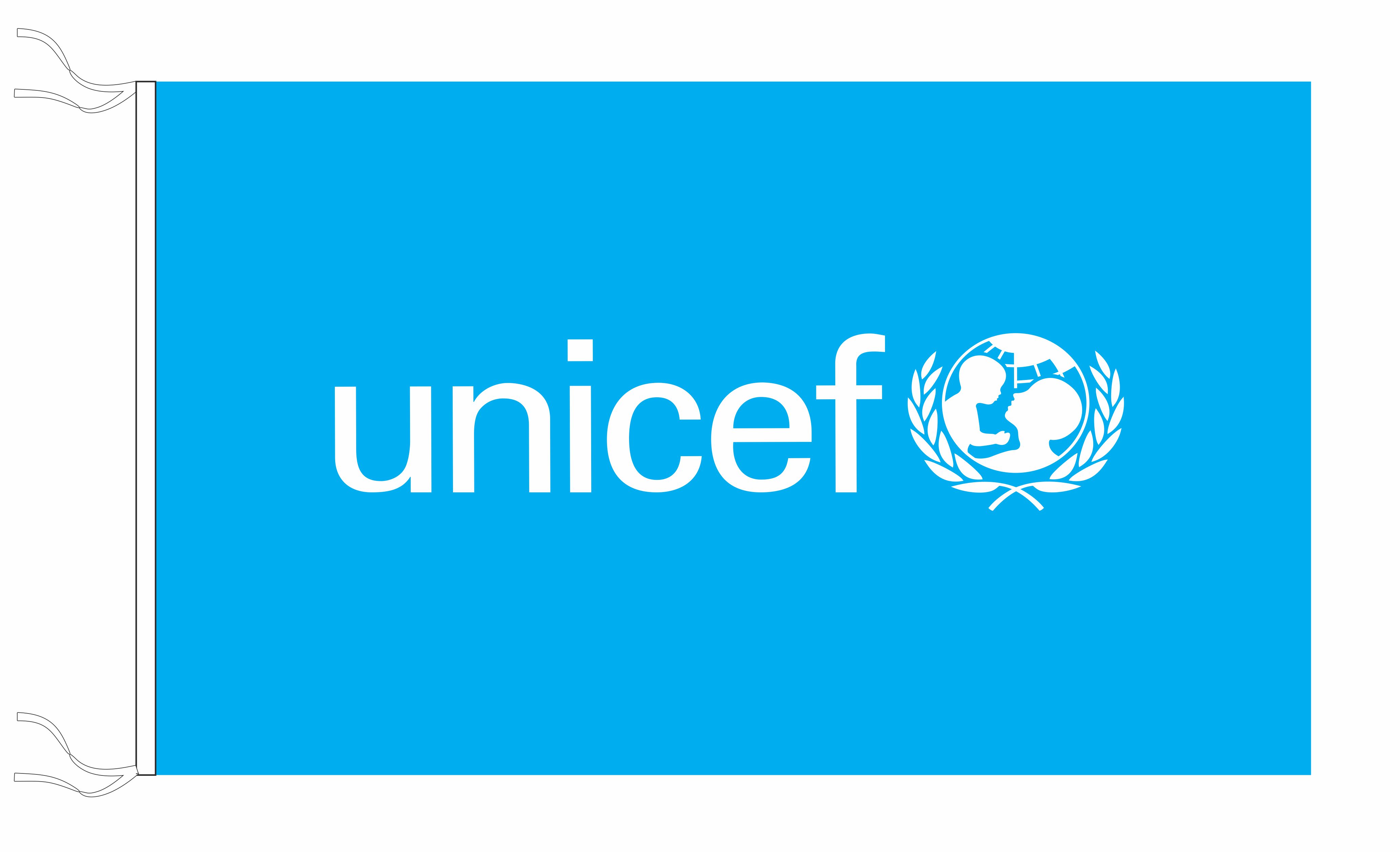 UNICEF medida 90 x 150 cm  Art:31210