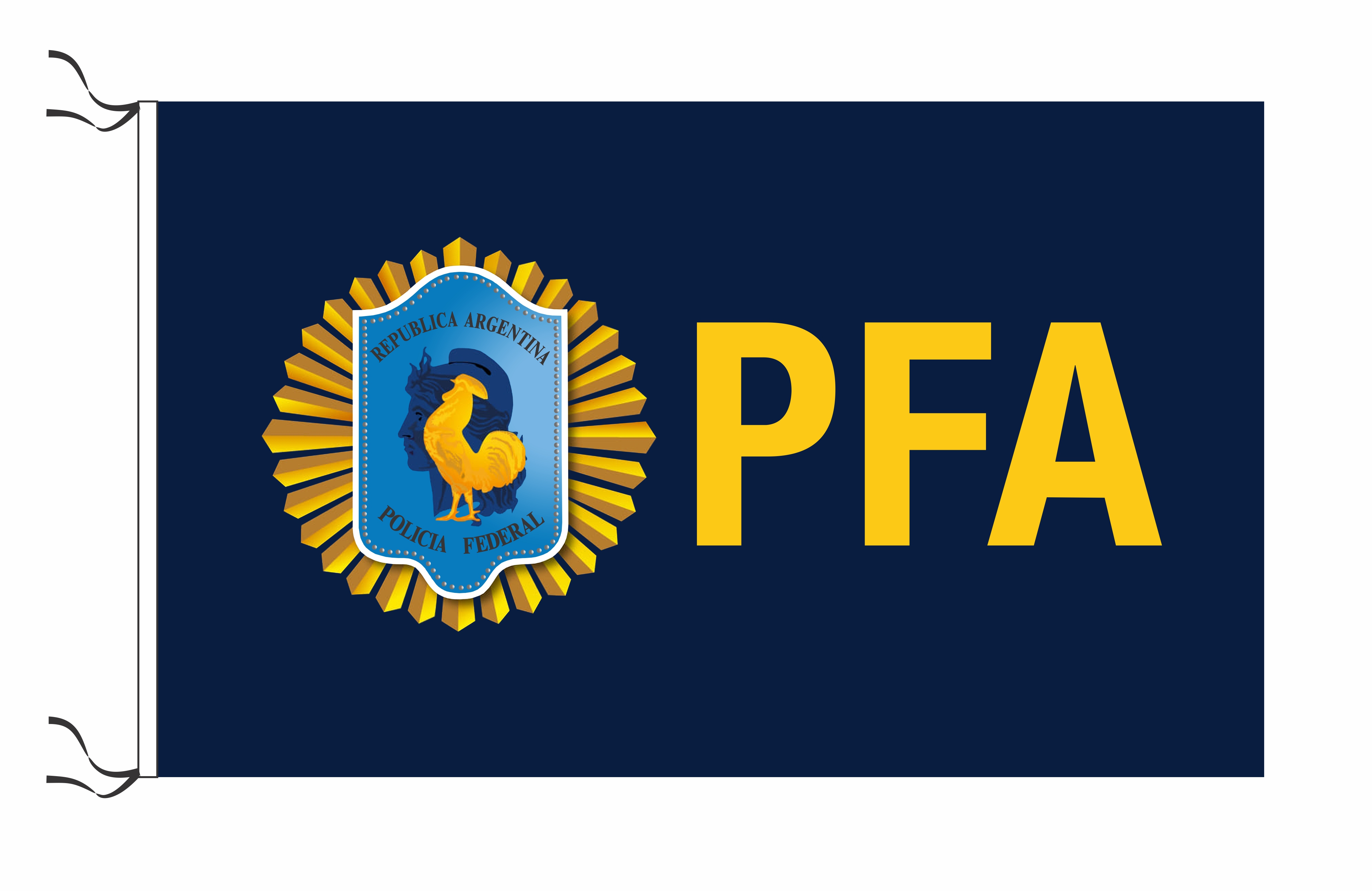 PFA Policia Federal medida 90 x 150 cm  Art:31220