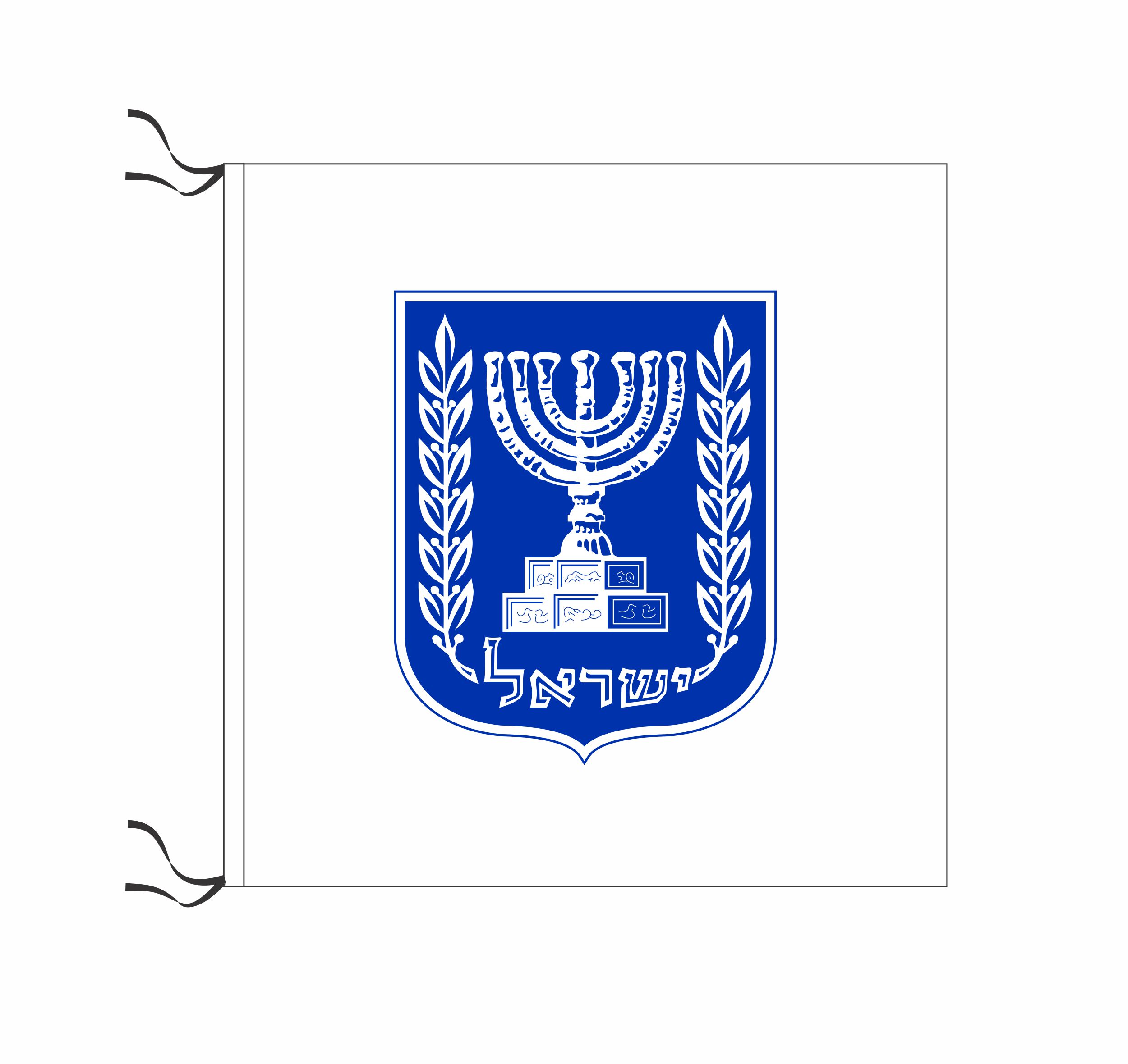 Emblema de israel medida 120 x 70 cm cm Art:53013