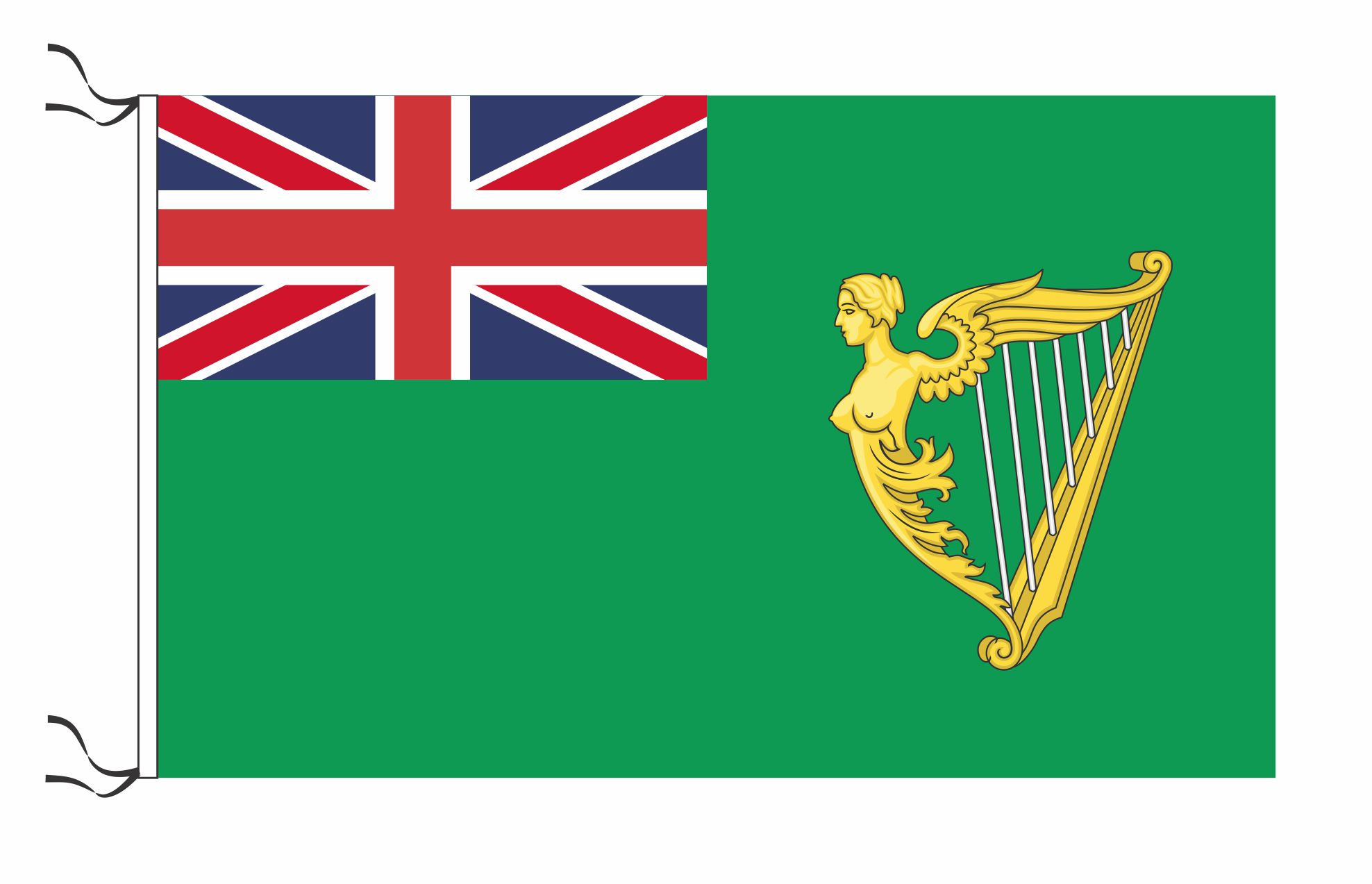 Green Ensign medida 90 x 60 cm   art:24829