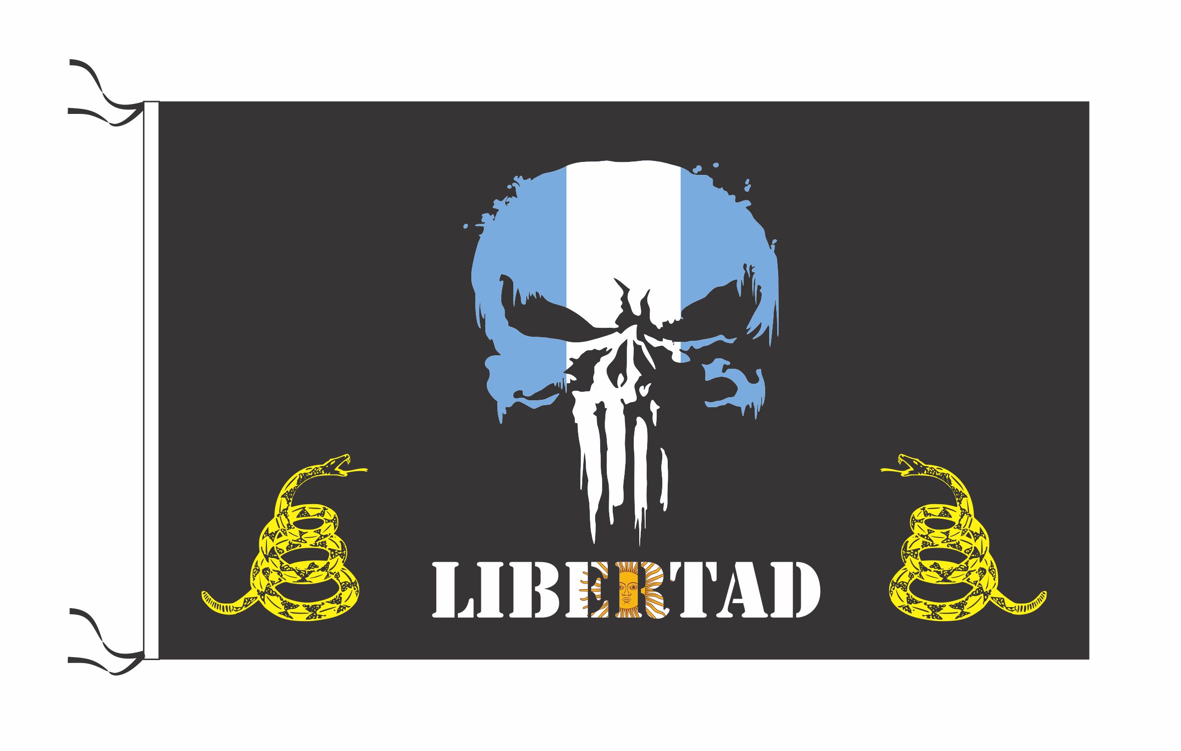 Libertad punisher medida 45 x 70 cm   art:37418