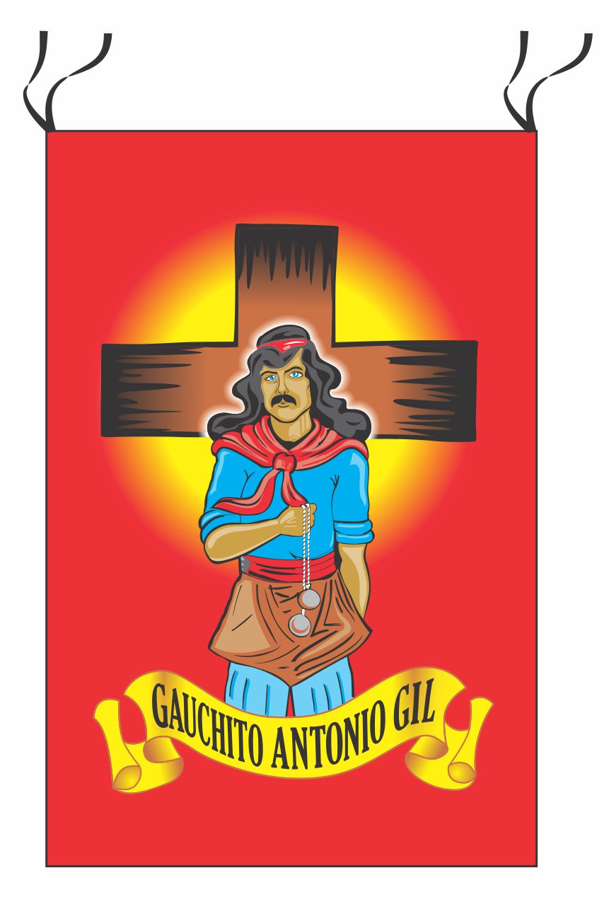 Gauchito Gil banner medida 120 x 70 cm cm Art:53008