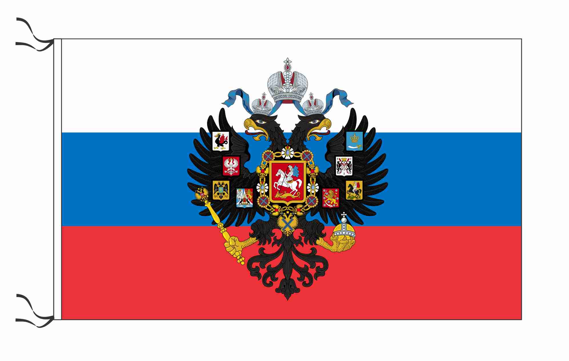 Rusia IMPERIO con escudo medida 150 x 90 cm   art:28676